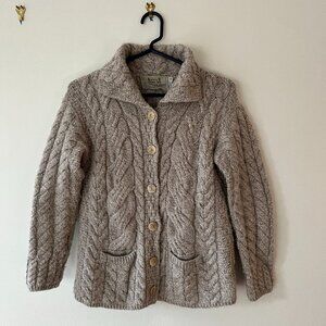 Aran Sweater Market - Irish Wool Sweater Size S